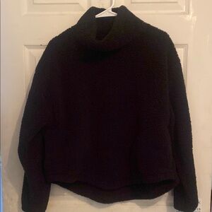 All in Motion Black Cowl Turtleneck Sweater